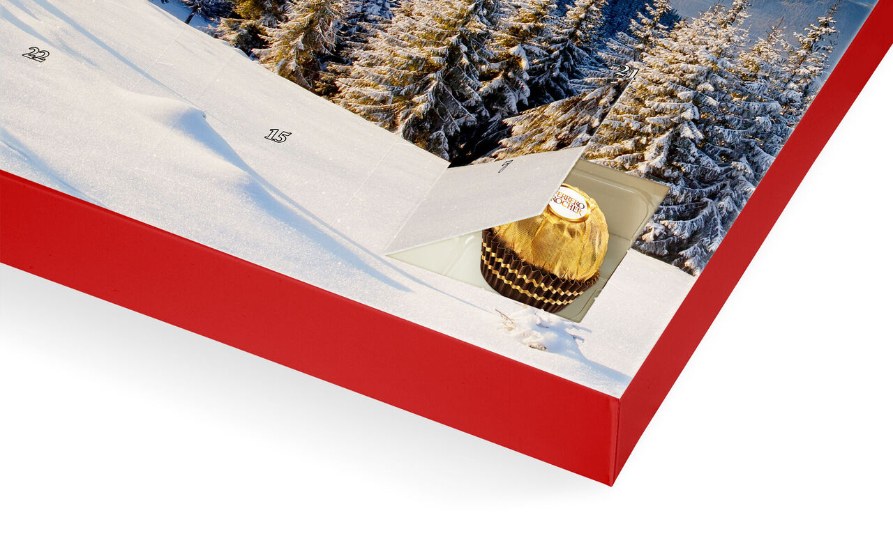 Prémiový adventní kalendář s pralinkami Ferrero